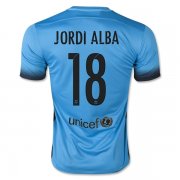 Barcelona Third 2015-16 JORDI ALBA #18 Soccer Jersey