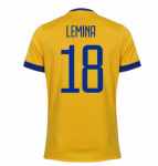 Juventus Away 2017/18 Lemina #18 Soccer Jersey Shirt