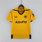 Wolverhampton Wanderers 22/23 Home Yellow Soccer Jerseys Football Shirt