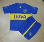 Kids Boca Juniors 2015-16 Home Soccer Kit(Shirt+Shorts)