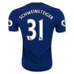 Manchester United Away 2016-17 SCHWEINSTEIGER 31 Soccer Jersey Shirt