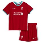 Kids Liverpool 20-21 Home Red Soccer Suits (Shirt+Shorts)