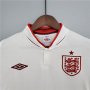 2012 England Home White Retro Soccer Jersey Football Shirt