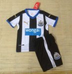 Kids Newcastle 2015-16 Home Soccer Kits(Shirt+Shorts)