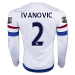 Chelsea LS Away 2015-16 IVANOVIC #2 Soccer Jersey