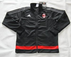 AC Milan 2015-16 Black Soccer Jacket