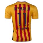 Barcelona Away 2015-16 NEYMAR JR 11 Soccer Jersey Yellow