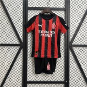 Kids AC Milan 25/26 Home Football Kit (Shirt+Shorts)