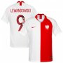 Euro 2020 Poland Home Centenary Lewandowski #9 Soccer Jersey Shirt