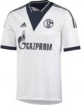 13-14 Schalke 04 Away White Jersey Shirt