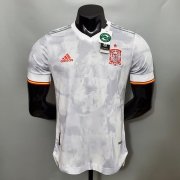 Spain Soccer Shirt Euro 2020 Away White Soccer Jersey (Player Version)