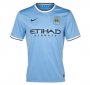 13-14 Manchester City #35 JOVETIC Home Soccer Shirt
