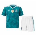 Kids Germany Away 2018 World Cup Soccer Kit(Shirt+Shorts)