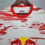 RB Leipzig 21-22 Home Kit Soccer Jersey Red&White Football Shirt