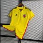 23/24 COLOMBIA HOME YELLOW SOCCER JERSEY FOOTBALL SHIRT