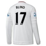 Manchester United LS Away 2015-16 BLIND #17 Soccer Jersey