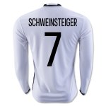 Germany LS Home 2016 SCHWEINSTEIGER #7 Soccer Jersey