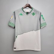 Real Betis 20-21 Third Grey Soccer Jersey Football Shirt