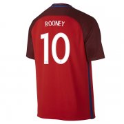 England Away 2016 ROONEY #10 Soccer Jersey