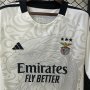Benfica 25/26 White Soccer Jersey Football Shirt