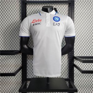 Napoli/Naples 23/24 White Polo Shirt Football Shirt