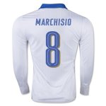 Italy LS Away 2016 MARCHISIO #8 Soccer Jersey
