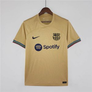 Barcelona FC 22/23 Soccer Jersey Away Yellow Football Shirt