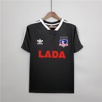 Colo-Colo Retro Soccer Jersey 1991 Black Away Football Shirt