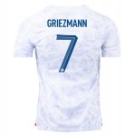 World Cup 2022 France Away GRIEZMANN Soccer Jersey Football Shirt