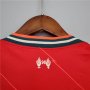Liverpool 21-22 Home Red Long Sleeve Soccer Jersey Football Shirt