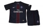 Kids PSG Home 2016/17 Soccer Kit(Shirt+Shorts)