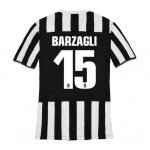 13-14 Juventus #15 Barzagli Home Jersey Shirt