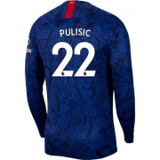 Chelsea Home 2019-20 Pulisic LS Soccer Jersey Shirt