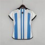 Women's Argentina World Cup 2022 Home Blue Soccer Jersey Football Shirt