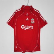 06/07 Liverpool Retro Red Soccer Jersey Football Shirt