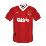 1996-97 LIVERPOOL HOME RED RETRO SOCCER SHIRT