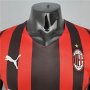 AC Milan 21-22 Home Red Soccer Jersey Football Shirt (Player Version)