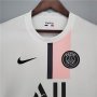 Paris Saint Germain 21-22 Away White&Pink PSG Messi #30 Soccer Jersey Football Shirt