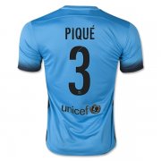 Barcelona Third 2015-16 PIQUE #3 Soccer Jersey