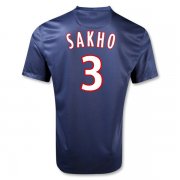 12/13 PSG #3 SAKHO Home Soccer Jersey Shirt