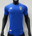 2024 Italy Football Shirt Home Blue Soccer Jersey (Authentic Version)