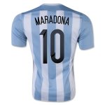 Argentina 2015-16 MARADONA #10 Home Soccer Jersey