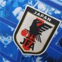 Japan 2021 Cartoon Version Blue Soccer Jersey Football Shirt