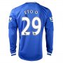 13-14 Chelsea #29 ETO'O Home Long Sleeve Jersey Shirt