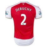 Arsenal Home 2015-16 DEBUCHY #2 Soccer Jersey