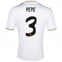 13-14 Real Madrid #3 Pepe White Home Soccer Jersey Shirt