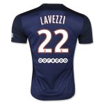 Paris Saint-Germain 2015-16 Home LAVEZZI #22 Soccer Jersey PSG