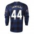 13-14 Manchester United #44 JANUZAJ Away Black Long Sleeve Jersey Shirt