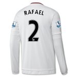 Manchester United LS Away 2015-16 RAFAEL #2 Soccer Jersey