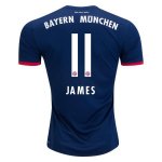 Bayern Munich Away 2017/18 James #11 Soccer Jersey Shirt
